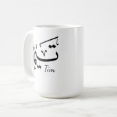 Mug Tieme name in Arabic calligraphy, تيم (Devant gauche)