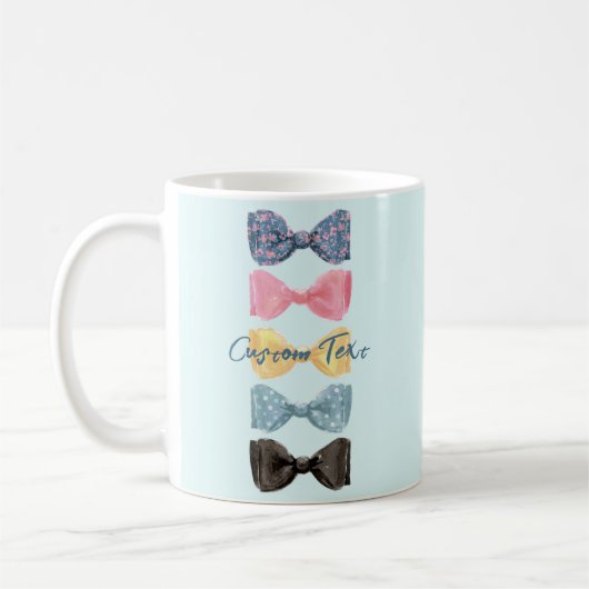 Mug Ties papillons personnalisés (Gauche)