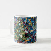 Mug Tiffany-Style Stained Glass Christmas Tree (Devant gauche)