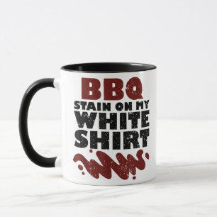 Mug Tige barbecue sur mon blanc