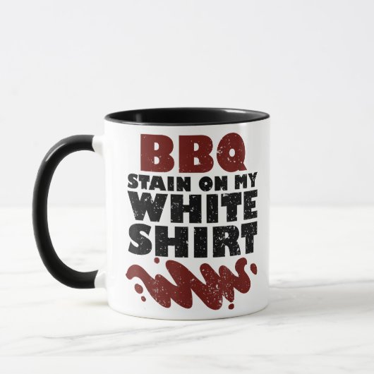 Mug Tige barbecue sur mon blanc (Gauche)