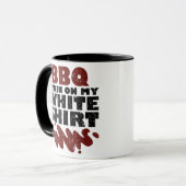 Mug Tige barbecue sur mon blanc (Devant gauche)