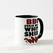 Mug Tige barbecue sur mon blanc (Devant droit)