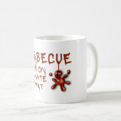 Mug Tige barbecue sur mon blanc (Devant droit)