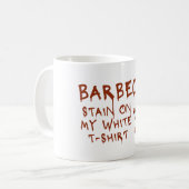 Mug Tige barbecue sur mon blanc (Devant gauche)