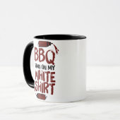 Mug Tige barbecue sur mon blanc Premium (Devant gauche)