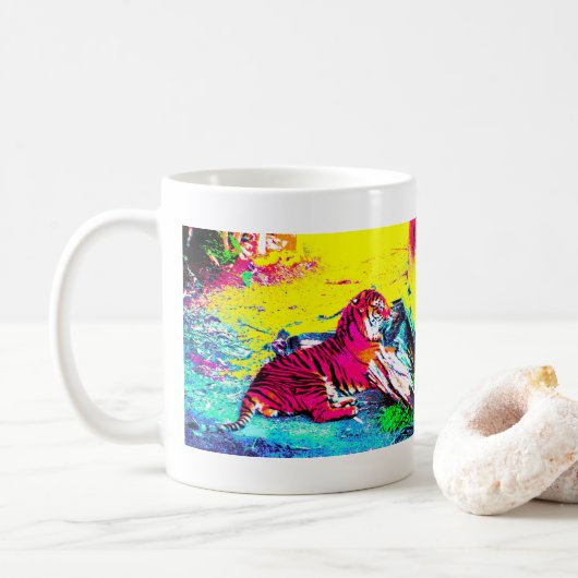 Mug Tiger brillant (Avec donut)