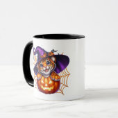 Mug Tiger dans une boue Citrouille (Devant gauche)