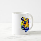 Mug Tiger Eyes Pop Art (Devant droit)