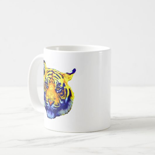 Mug Tiger Eyes Pop Art (Devant gauche)