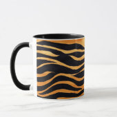 Mug Tiger imprimé Musique dorée et noire (Gauche)