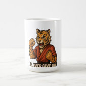 Mug Tiger Martial Arts - Never Give up motivational (Centre)