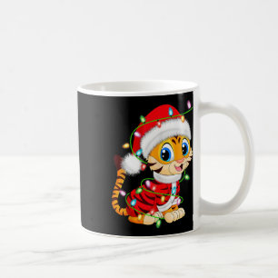 Mug Tiger Noël Éclairage Père Noël Costume Tiger Noël