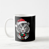 Mug Tiger Noël Noël Chapeau F Costume de Noël (Gauche)