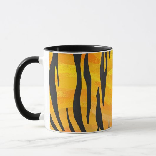Mug Tiger noir et orange (Gauche)