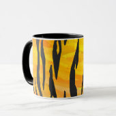 Mug Tiger noir et orange (Devant gauche)