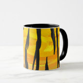 Mug Tiger noir et orange (Devant droit)