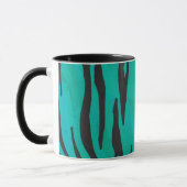 Mug Tiger noir et Turquoise (Gauche)