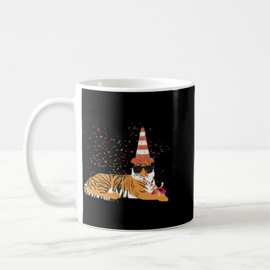 Mug Tiger Partying Animals Having A Party  (Gauche)