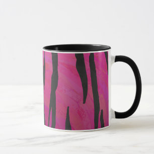 Mug Tiger rose chaud et noir