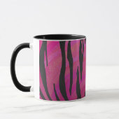 Mug Tiger rose chaud et noir (Gauche)