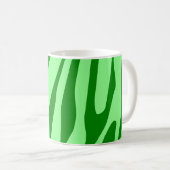 Mug Tiger vert Motif sans joint (Devant droit)