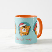 Mug Tigers de Noël (Devant droit)