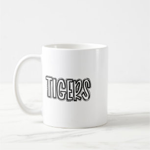 Mug Tigers Swash Esprit Scolaire Orange Noir Footll Sp