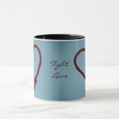 Mug Tight Love Heart Cup. Une belle modernité (Centre)