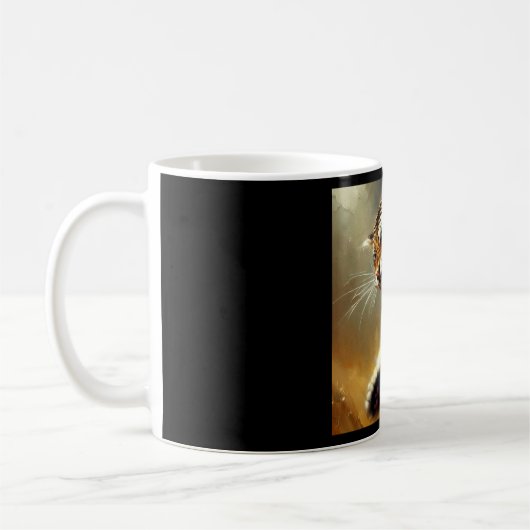 Mug Tigre (12) Chat sauvage (Gauche)