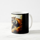 Mug Tigre (14) Chat sauvage (Devant droit)