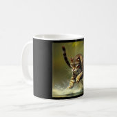 Mug Tigre (1) Chat sauvage (Devant gauche)