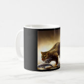 Mug Tigre (3) Chat sauvage (Devant gauche)