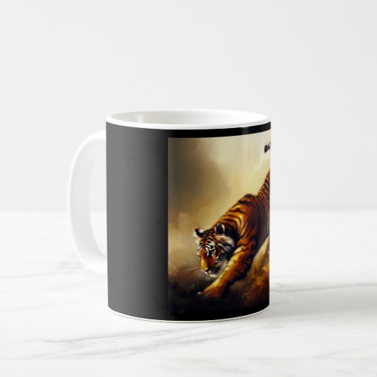 Mug Tigre (4) Chat sauvage (Devant gauche)