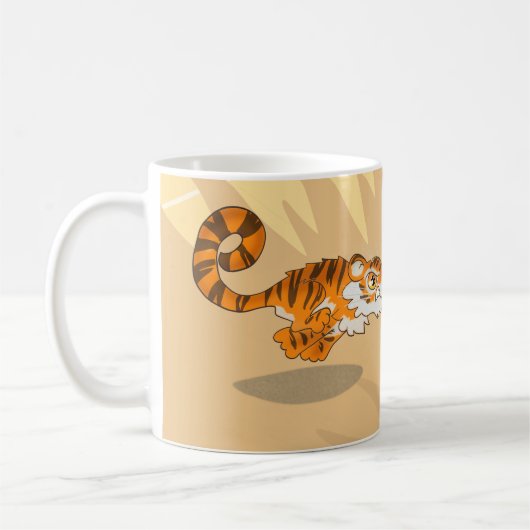 Mug Tigre à la chasse (Gauche)