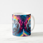 Mug Tigre à l'aspect mystique et éthéré (Devant droit)