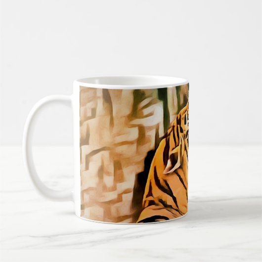 Mug Tigre Abstrait (Gauche)