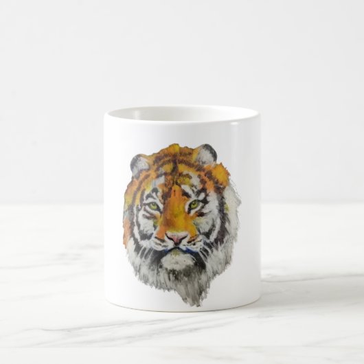Mug Tigre Acuarela Artístico (Centre)