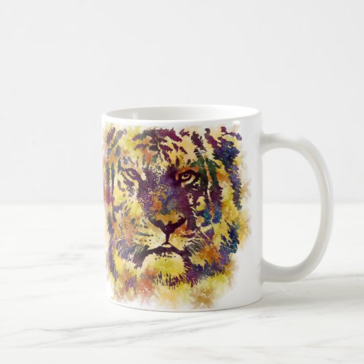 Mug Tigre aquarelle (Droite)