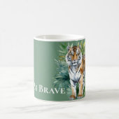 Mug Tigre avec Feuille (Centre)