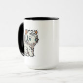 Mug Tigre blanc (Devant gauche)