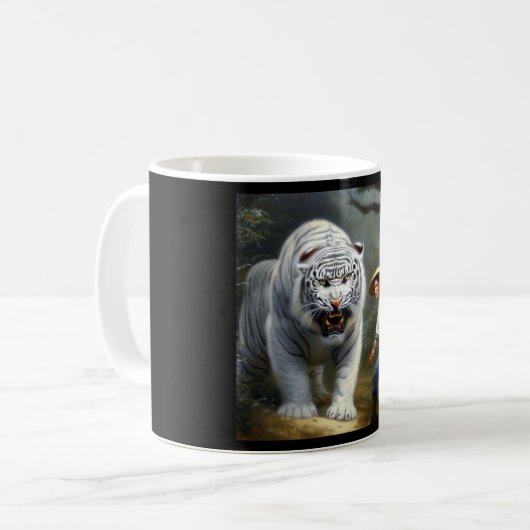 Mug Tigre blanc chinois (25) (Devant gauche)