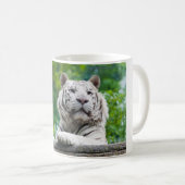 Mug Tigre blanc - choisir le style (Devant droit)
