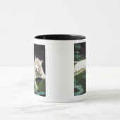 Mug Tigre blanc nageant paisiblement (Centre)