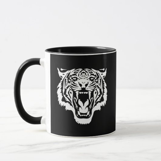 Mug Tigre blanc rugissant (Gauche)