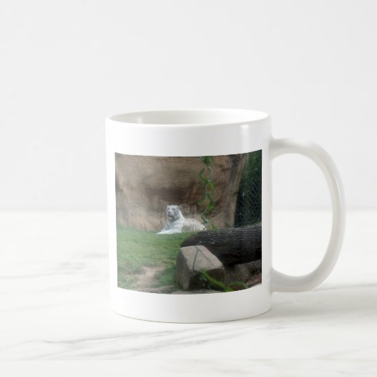 Mug Tigre blanc se dorant (Droite)