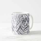 Mug Tigre Blanc Se Mélange En (Devant droit)