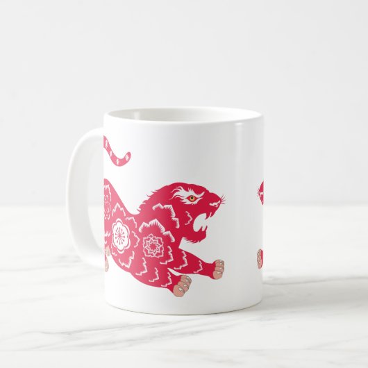 Mug Tigre chinois (Devant gauche)