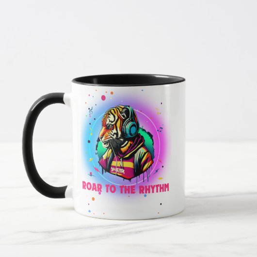 Mug Tigre coloré (Gauche)