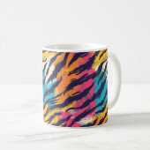 Mug Tigre coloré (Devant droit)